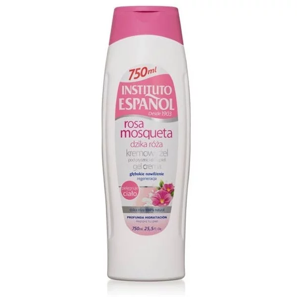 Instituto Espanol Rosa Mosqueta kremowy żel pod prysznic Dzika Róża 750ml