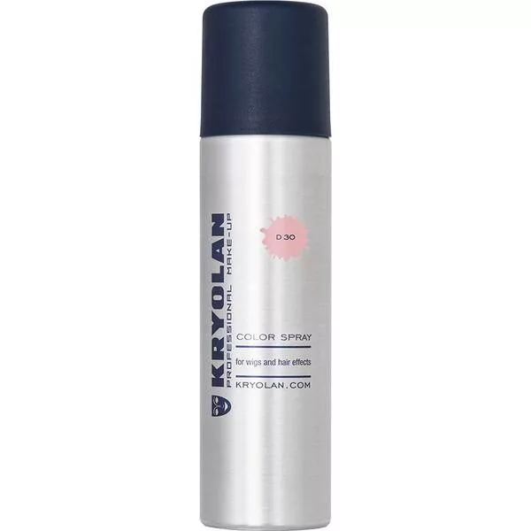 Kryolan, koloryzujący spray do włosów, 150ml, D30 - PINK