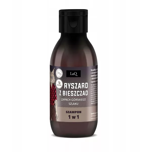 LaQ Ryszard z Bieszczad Silver, szampon 1w1, 100ml