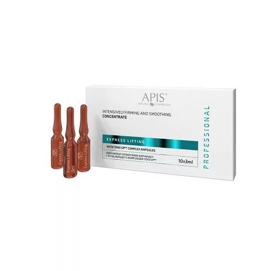 Apis Ampułki Express lifting, koncentrat intensywnie napinający z kompleksem Tens UpTM, 10x3ml