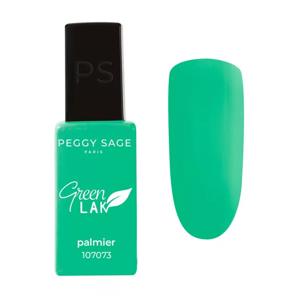 Peggy Sage Green Lak, lakier do paznokci utwardzany lampą UV/LED, 10ml, palmier
