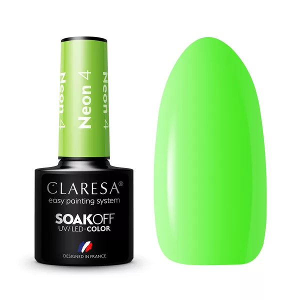 Claresa, Lakier hybrydowy, NEON 4, 5g