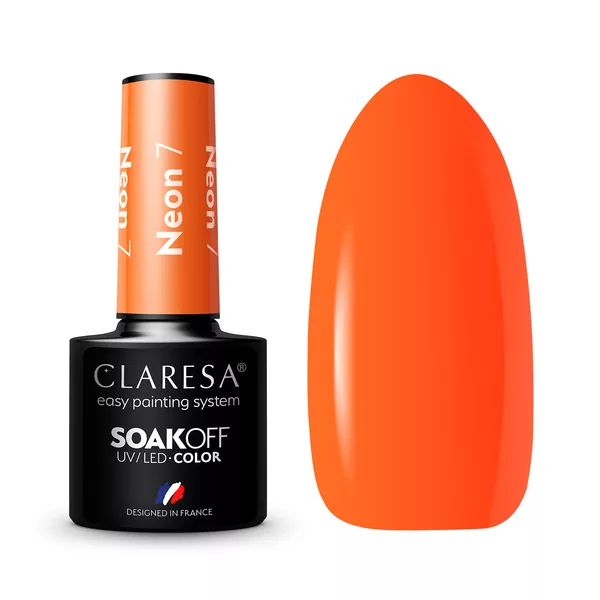 Claresa, Lakier hybrydowy, NEON 7, 5g