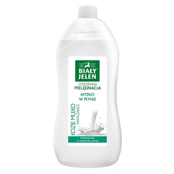 Biały Jeleń Kozie Mleko mydło w płynie zapas 1000ml