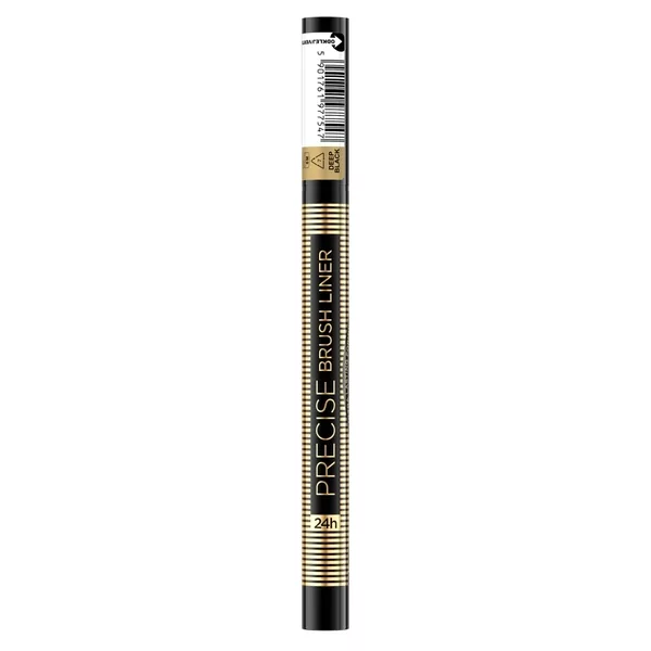 Eveline Precise Brush Liner Eyeliner, eyeliner w pisaku z pędzelkiem, czarny, 2g
