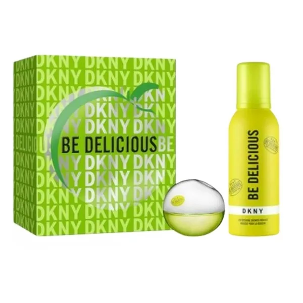 DKNY Be Delicious zestaw woda perfumowana spray 30ml + pianka pod prysznic 150ml (W)
