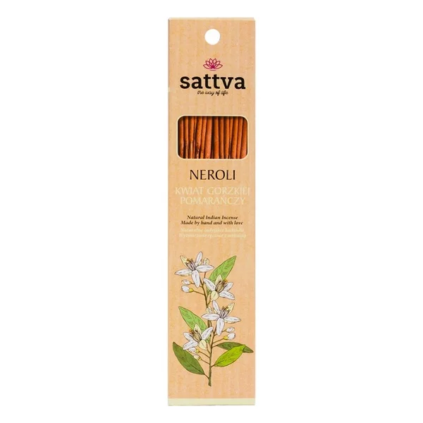 Sattva Natural Indian Incense naturalne indyjskie kadzidełko Neroli 15szt