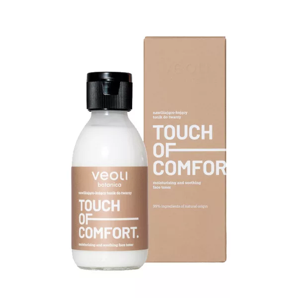 Veoli Botanica Touch of Comfort, nawilżająco-kojący tonik do twarzy, 150ml