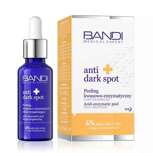 Bandi Anti Dark Spot, peeling kwasowo-enzymatyczny silnie rozjaśniający, 30ml