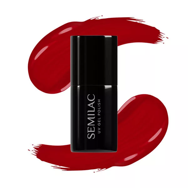 Semilac, lakier hybrydowy, 608 Soft Red, 7ml