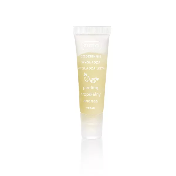 Ziaja Pielęgnacja ust, peeling do ust, tropikalny ananas, 12ml