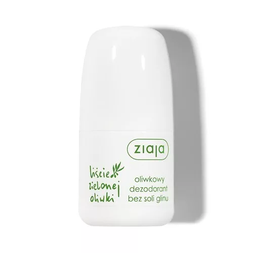 Ziaja Liście Zielonej Oliwki, dezodorant bez soli glinu, 60ml