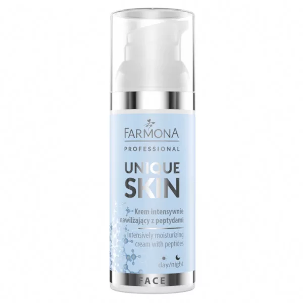 Farmona Professional Unique Skin, krem intensywnie nawilżający z peptydami, 50ml