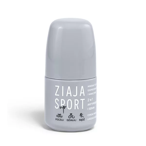 Ziaja Sport, 2w1 antyperspirant i serum, 60ml