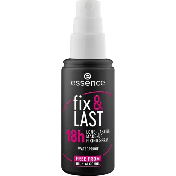 Essence Fix & Last 18h Long-Lasting Make-Up Fixing Spray, spray utrwalający makijaż, 50ml