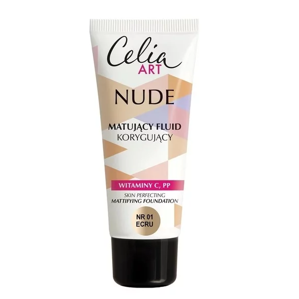 Celia Art Nude matujący fluid korygujący 01 Ecru 30ml