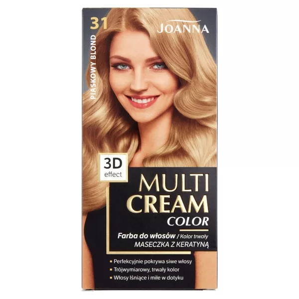 Joanna Multi Cream Color Farba do włosów piaskowy blond 31