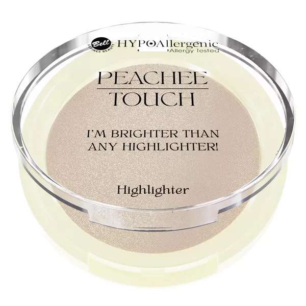 Bell HYPOAllergenic x Peachee, rozświetlacz do twarzy i ciała 01, 10g