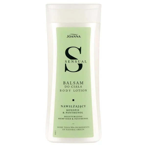 Joanna Sensual, nawilżający balsam do ciała, konopie, 200g