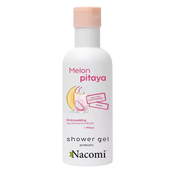 Nacomi, żel pod prysznic, smoczy owoc i melon, 300ml