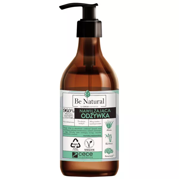 CeCe Be Natural, nawilżająca odżywka z aloesem, bambusem i algą, 270ml