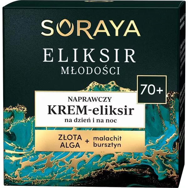 Soraya Eliksir Młodości, Naprawczy krem 70+dzień/noc, 50ml