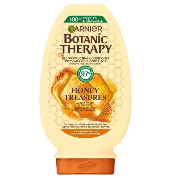 Garnier Botanic Therapy Miód & Propolis Odżywka do włosów bardzo zniszczonych, z rozdwajającymi się końcówkami 200ml