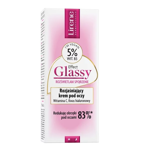 Lirene Effect Glassy rozjaśniający krem pod oczy 15ml