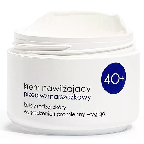 Ziaja 40+, nawilżający krem przeciwzmarszczkowy do twarzy, 50ml