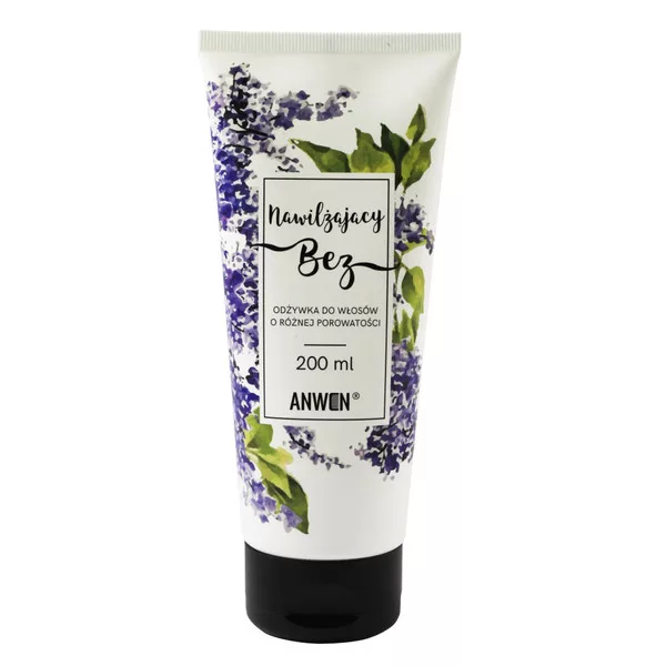 Anwen Nawilżający Bez, odżywka do włosów o różnej porowatości, 200ml