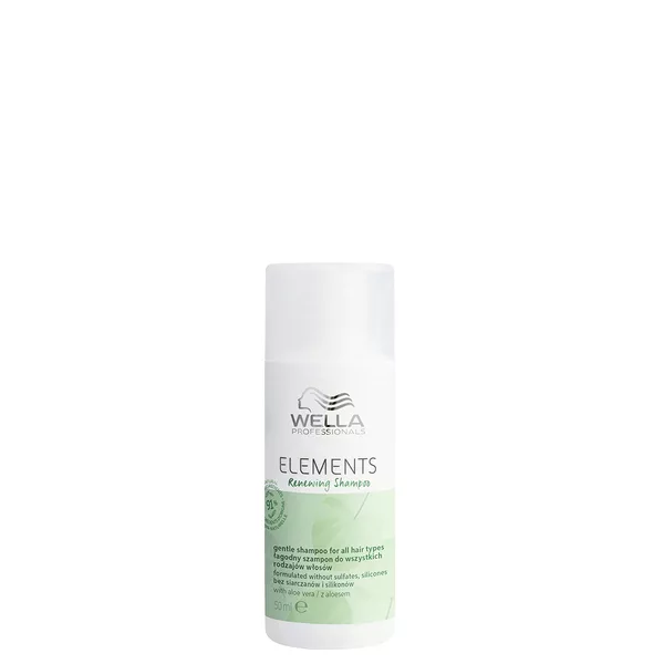Wella Elements Renewing, szampon do wszystkich rodzajów włosów, 50ml