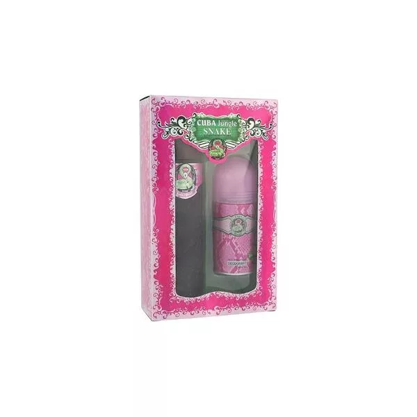 Cuba Original Cuba Jungle Snake zestaw woda perfumowana spray 100ml + dezodorant roll-on 50ml (W)