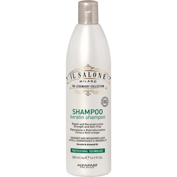 Il Salone Milano Keratin, szampon do włosów zniszczonych, 500ml
