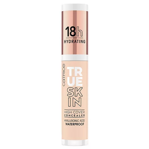 Catrice True Skin High Cover, nawilżający korektor mocno kryjący, Neutral Ivory 002, 4,5ml