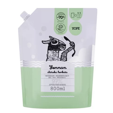 Yope, żel pod prysznic, Yunnan, 800ml, refill