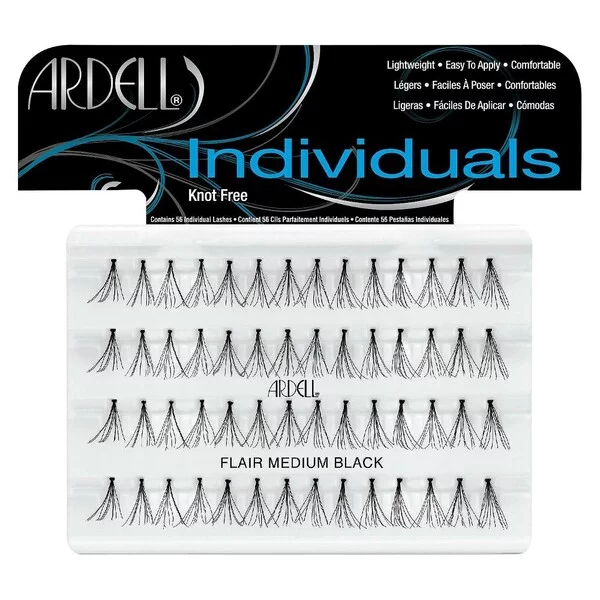Ardell Rzęsy i akcesoria Individual Knotted zestaw 56 kępek rzęs Medium Black