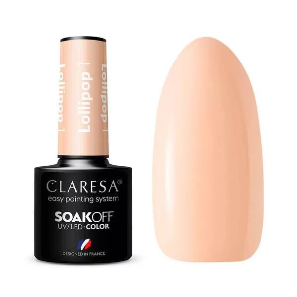 Claresa, Lakier hybrydowy, LOLLIPOP 1, 5g