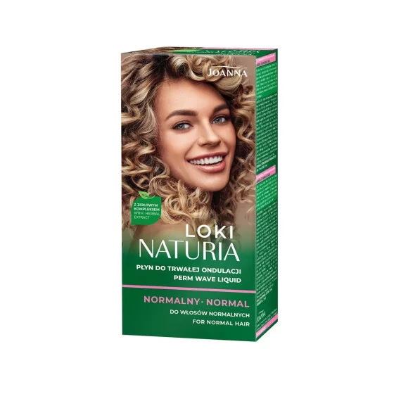 Joanna Naturia Loki, Płyn do trwałej ondulacji normalny, 2x75ml