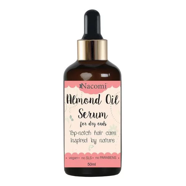 Nacomi, serum do końcówek z olejem ze słodkich migdałów, 50ml