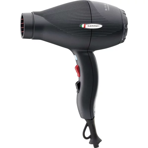 Gamma Piu, suszarka E-T.C. LIGHT, 2100W, czarny mat