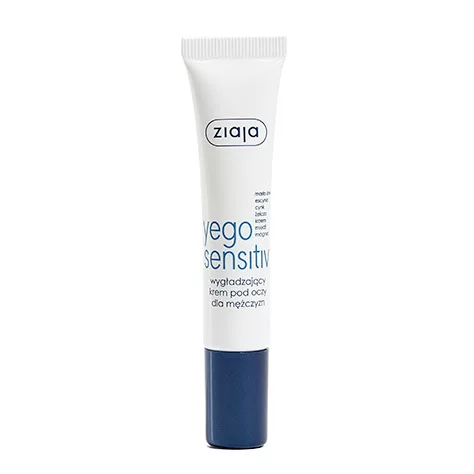 Ziaja Yego Sensitiv, wygładzający krem pod oczy, 15ml