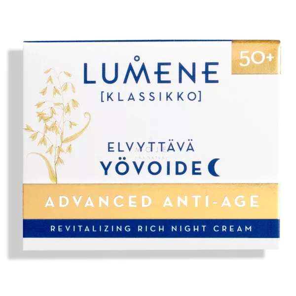 Lumene KLASSIKKO, Przeciwzmarszczkowy krem rewitalizujący na noc 50+, 50ml