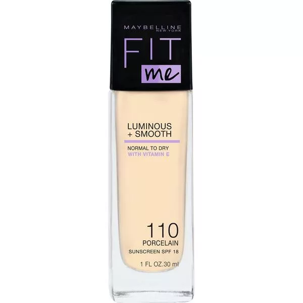 Maybelline New York Fit Me! Luminous&Smooth, podkład 110 Porcelain, 30ml