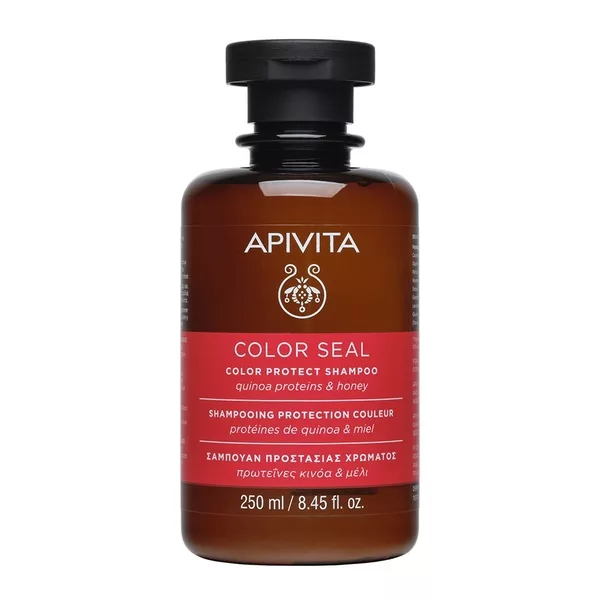 Apivita Color Protect Shampoo szampon chroniący kolor z proteinami quinoa i miodem 250ml