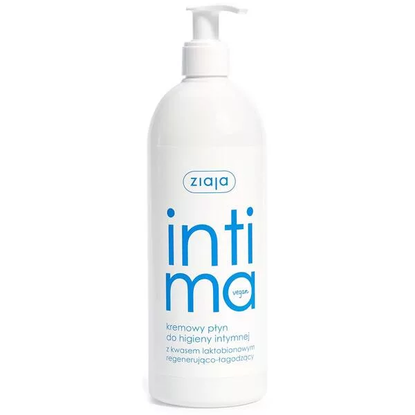 Ziaja Intima, kremowy płyn z kwasem laktobionowym do higieny intymnej, 500ml