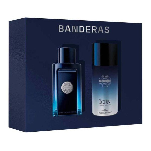 Antonio Banderas The Icon zestaw woda toaletowa spray 100ml + dezodorant spray 150ml (M)