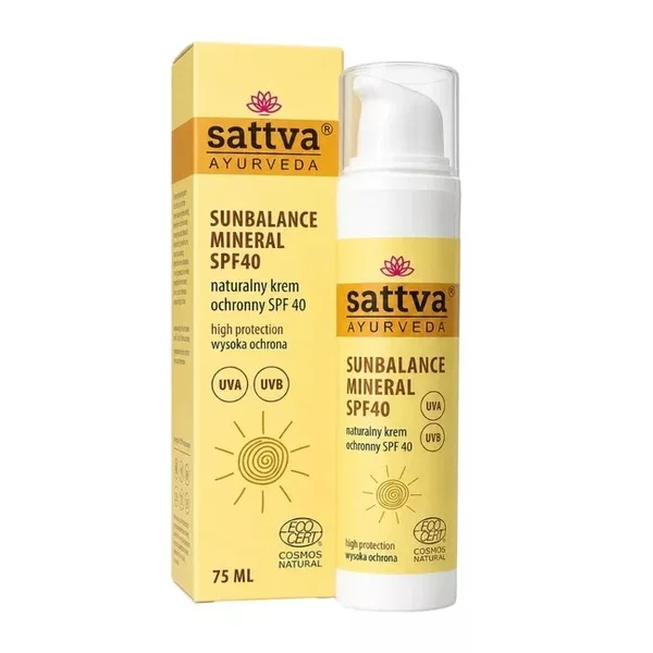 Sattva SunBalance Mineral naturalny krem ochronny SPF40 75ml