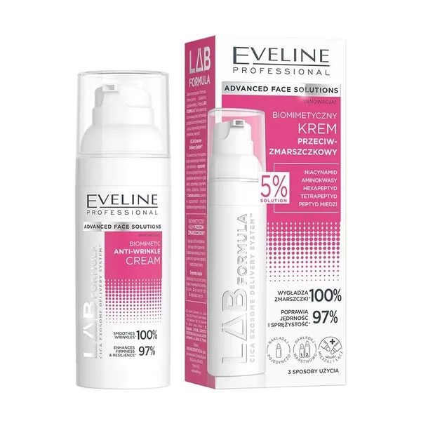 Eveline Cosmetics Lab Formula biomimetyczny krem przeciwzmarszczkowy 50ml