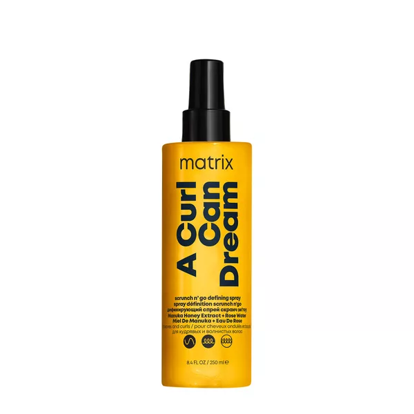 Matrix A Curl Can Dream, spray Scrunch n'Go do włosów falowanych i kręconych, 250ml