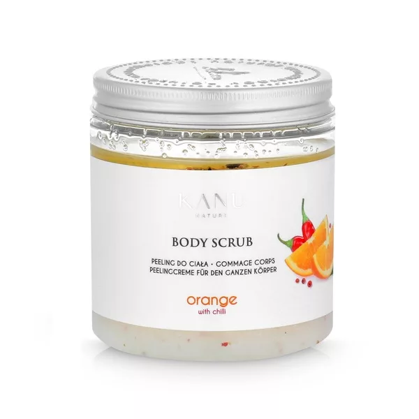 Kanu Nature, rewitalizująco-relaksujący peeling do ciała, pomarańcza z chili, 350g